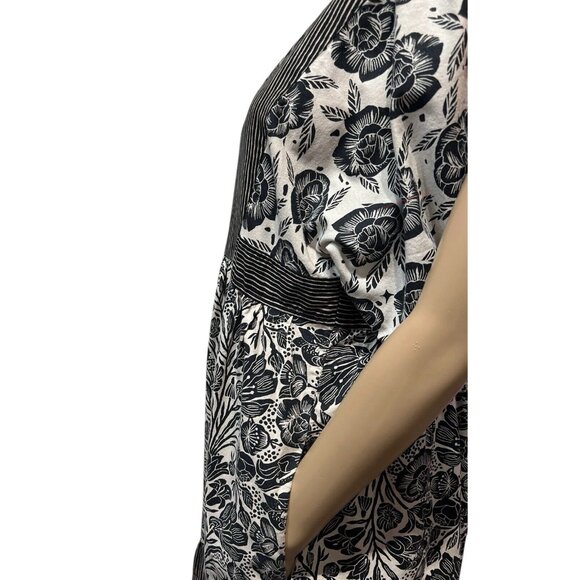 ANTHROPOLOGIE Bloomingprint Dress Adrienne Flounced Midi Floral Size 14 Pockets - Picture 12 of 13